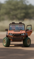Desert Orange electric ride-on buggy