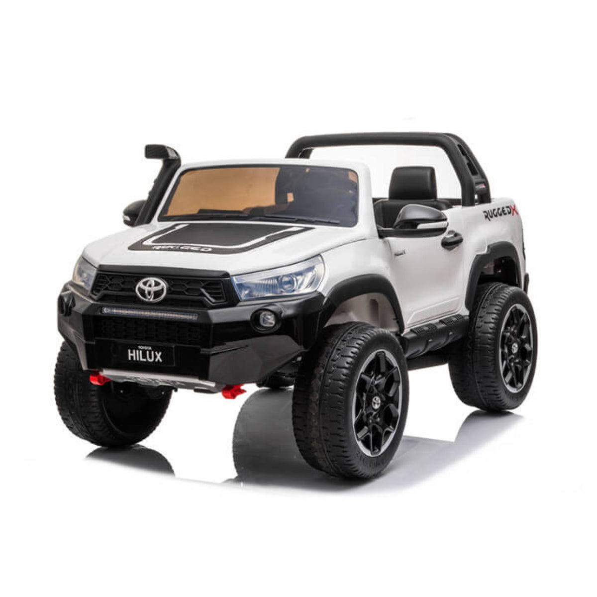24V 800W Toyota Hilux Toyota Electric Ride On Car – White