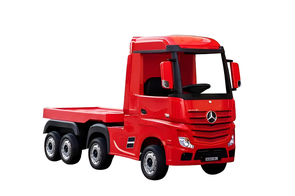 24V Mercedes Actros Kids Ride On Truck – Red