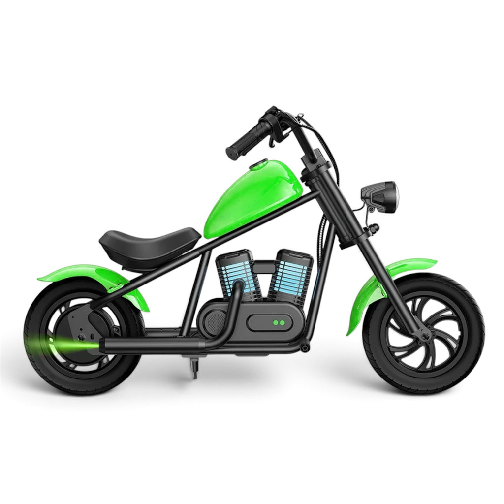24V 180W Cruiser MotorBike Electric Kids Motorbike – Green