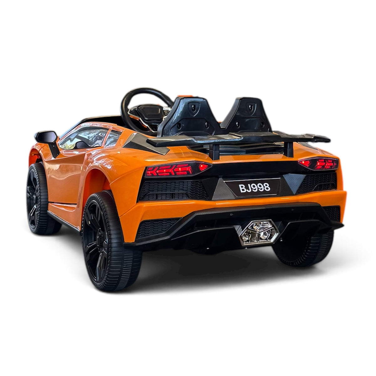 12V Ferrari F8 Tributo Kids Ride On Car – Orange