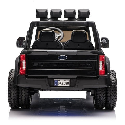 24V licensed Ford Ranger Super Duty Kids Electric Car – Black