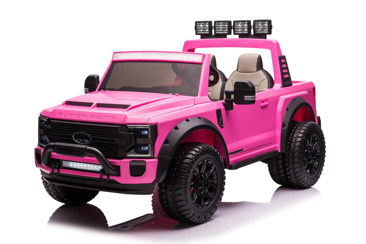 24V licensed Ford Ranger Super Duty Ford Kids Ride On Car – Pink