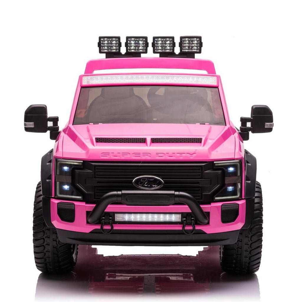 24V licensed Ford Ranger Super Duty Ford Kids Ride On Car – Pink