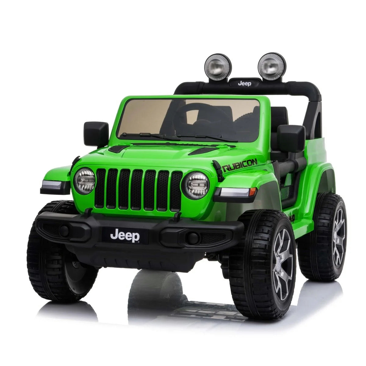 12V Jeep Rubicon Jeep Kids Car – Green
