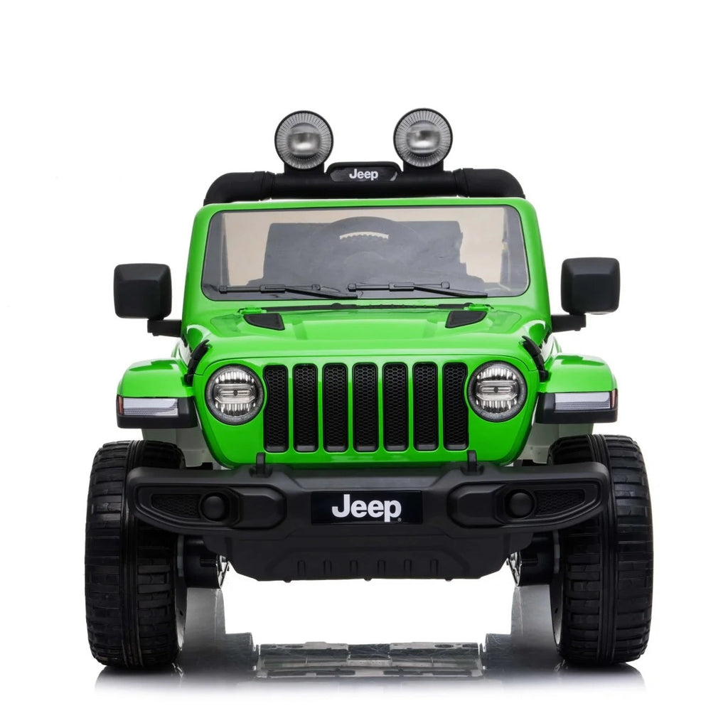 12V Jeep Rubicon Jeep Kids Car – Green