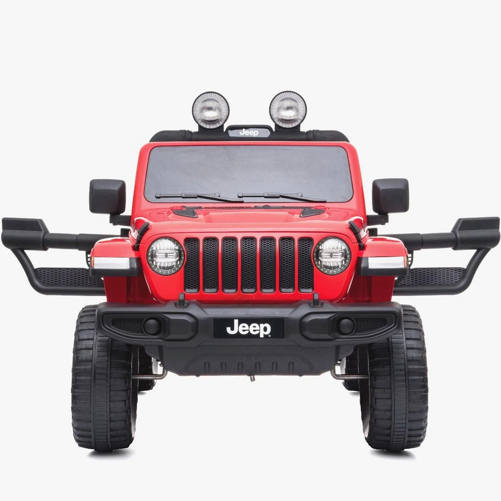 12V Jeep Rubicon Electric Kids Car – Red