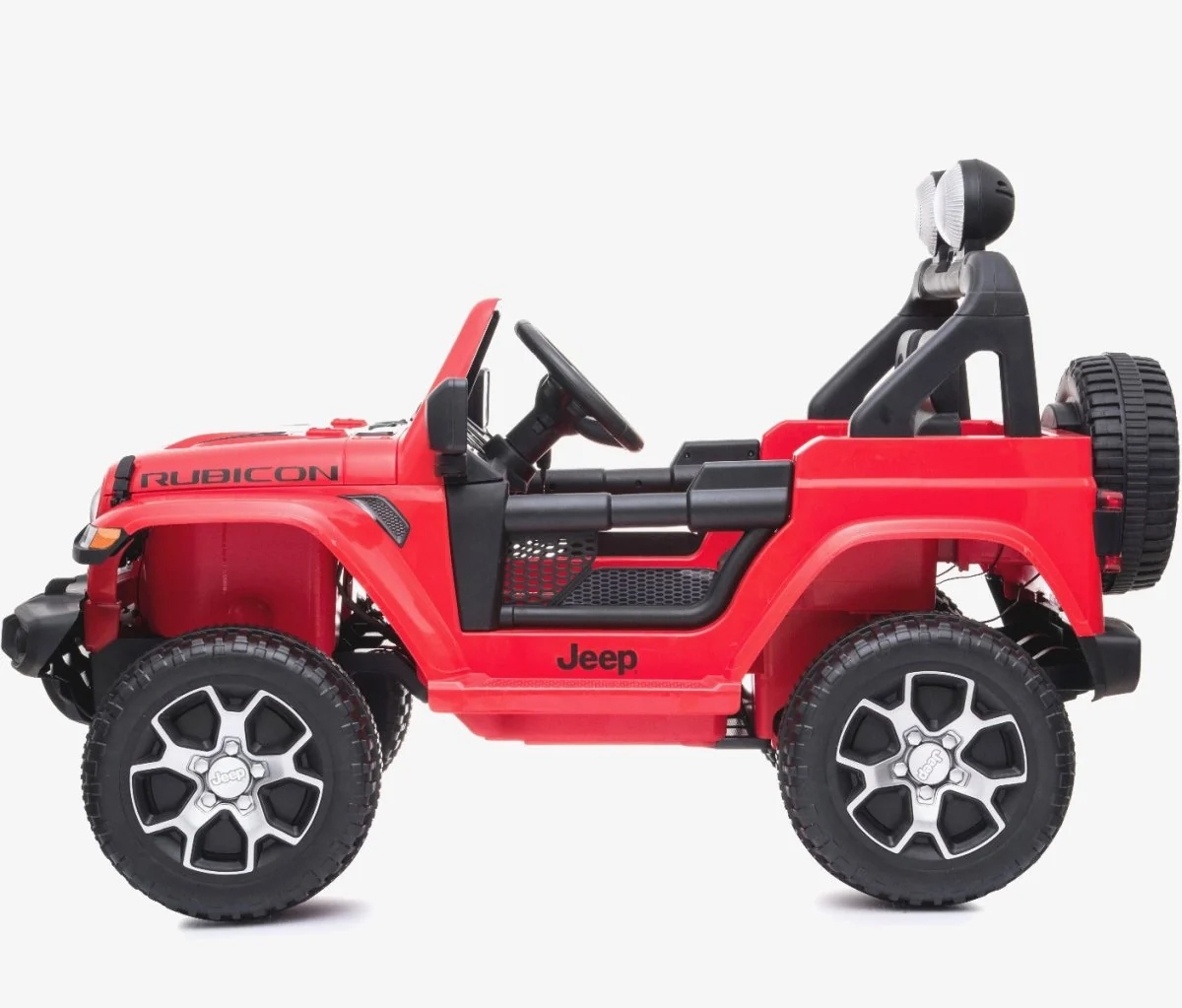 12V Jeep Rubicon Electric Kids Car – Red