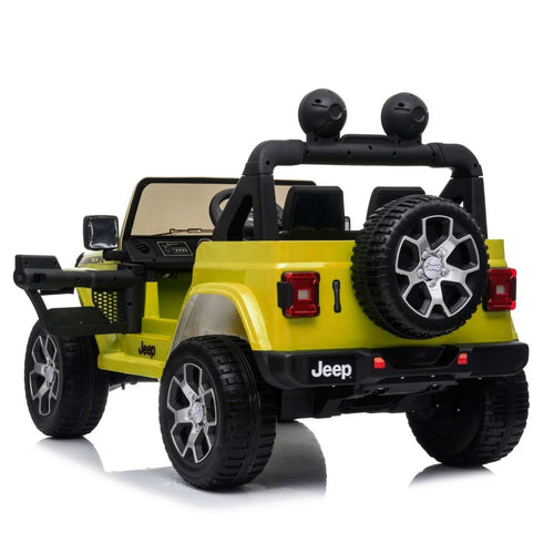 12V Jeep Rubicon Kids Ride On Car – Yellow