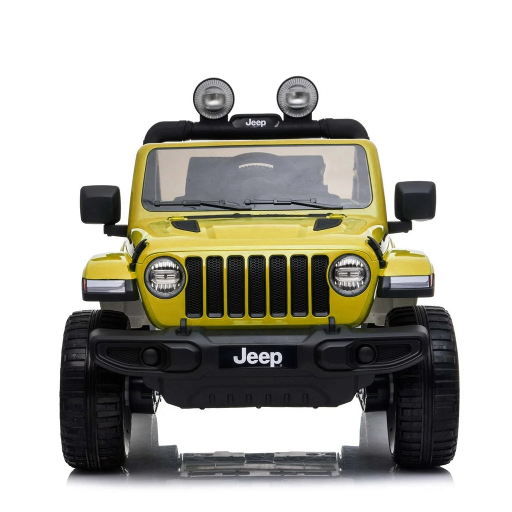 12V Jeep Rubicon Kids Ride On Car – Yellow
