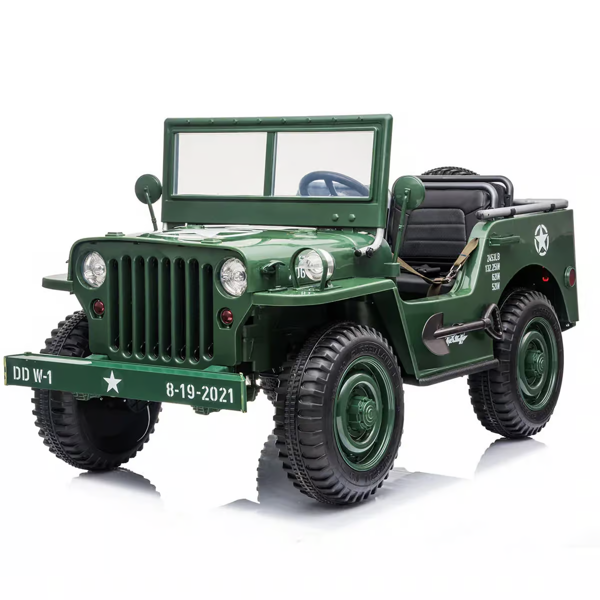 24V 800W Jeep Vitacci Kids Ride On Car – Green