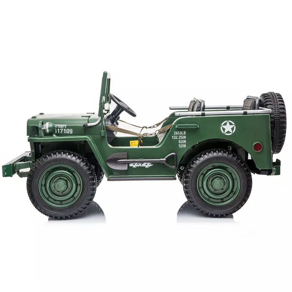 24V 800W Jeep Vitacci Kids Ride On Car – Green