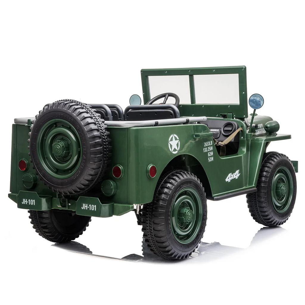24V 800W Jeep Vitacci Kids Ride On Car – Green