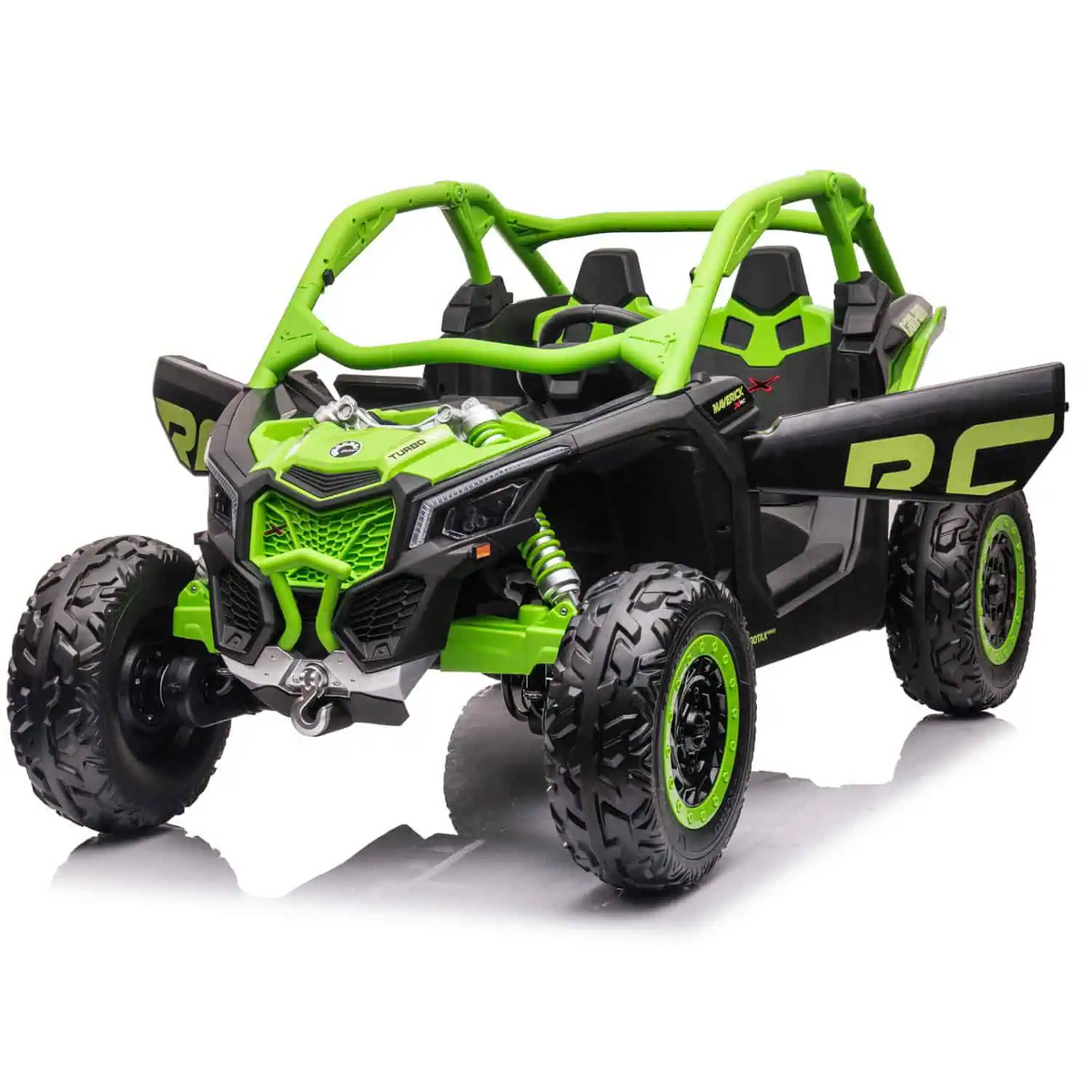 24V 800W Can-Am Maverick Kids Electric Buggy – Green