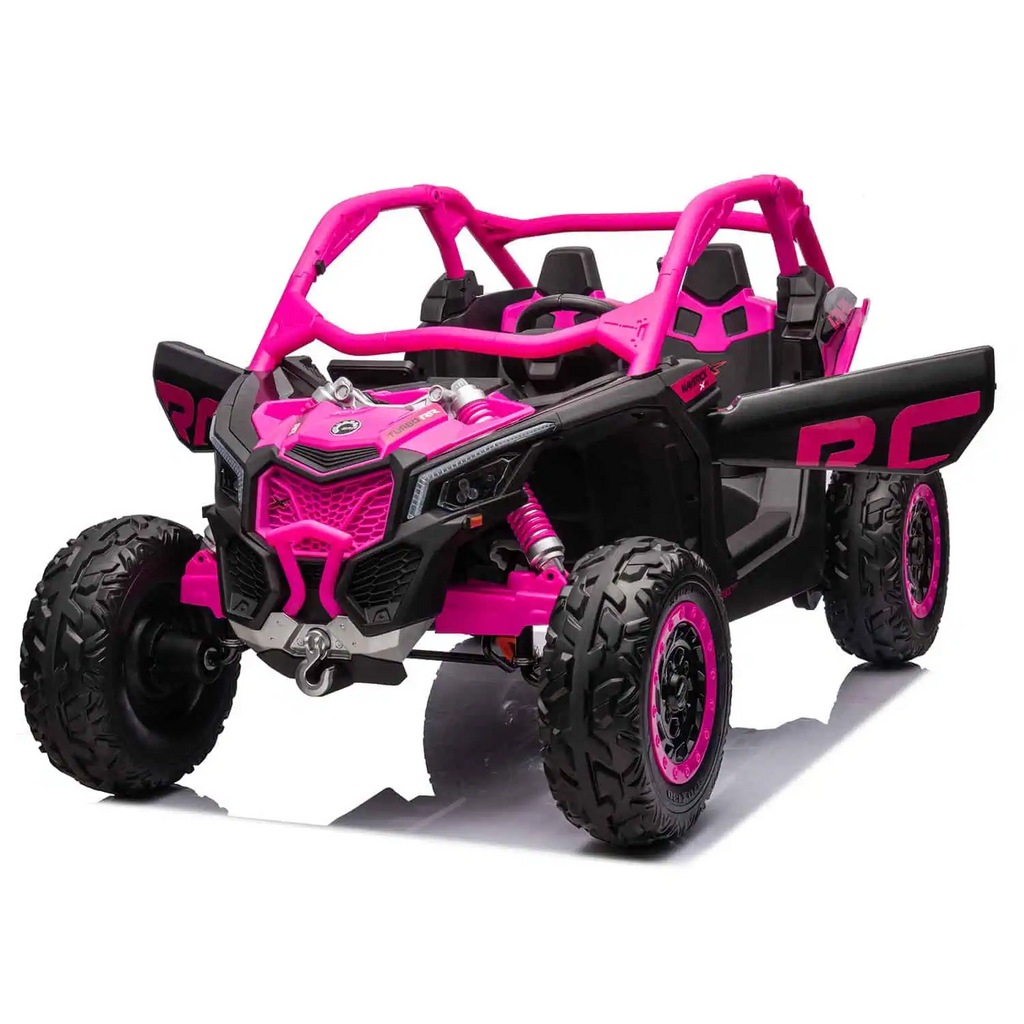 24V 800W Can-Am Maverick Kids Buggy – Pink