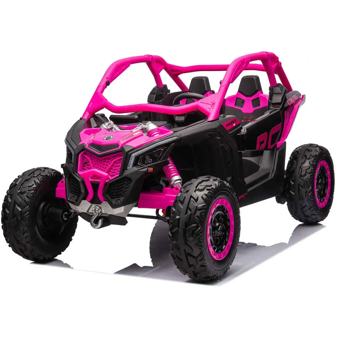 24V 800W Can-Am Maverick Kids Buggy – Pink