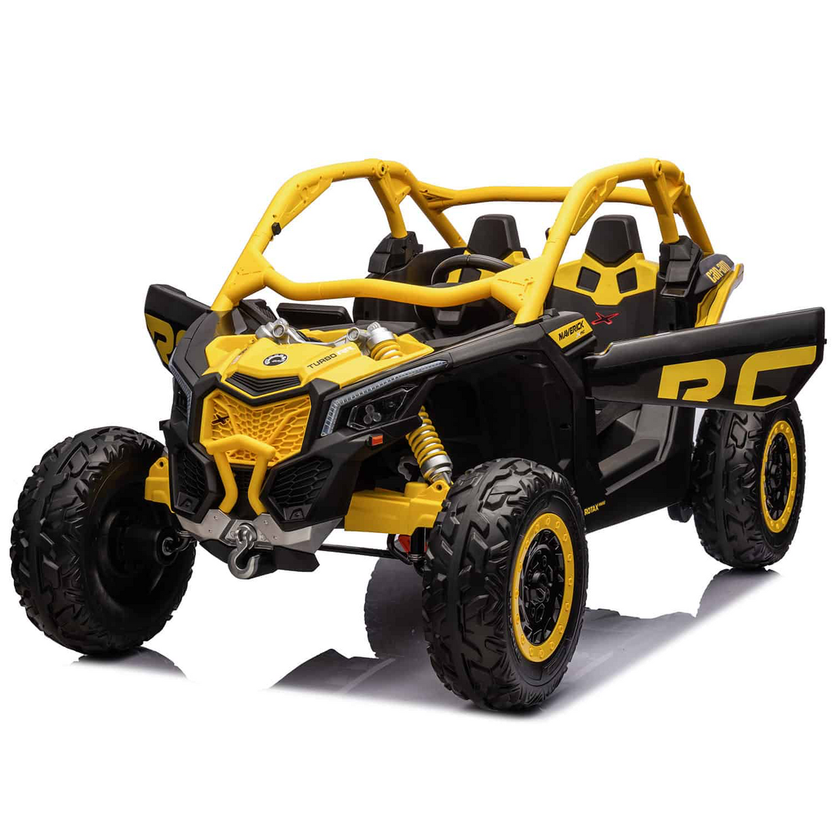24V 800W Can-Am Maverick Electric Beach Buggy – Yellow
