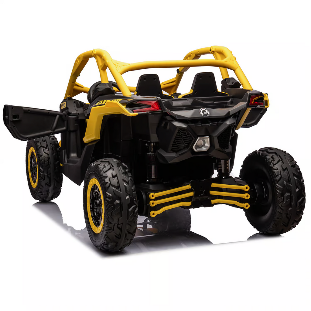 24V 800W Can-Am Maverick Electric Beach Buggy – Yellow