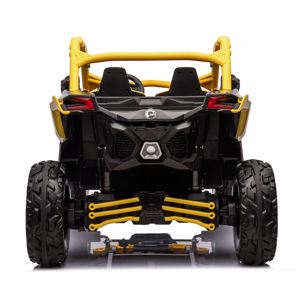 24V 800W Can-Am Maverick Electric Beach Buggy – Yellow