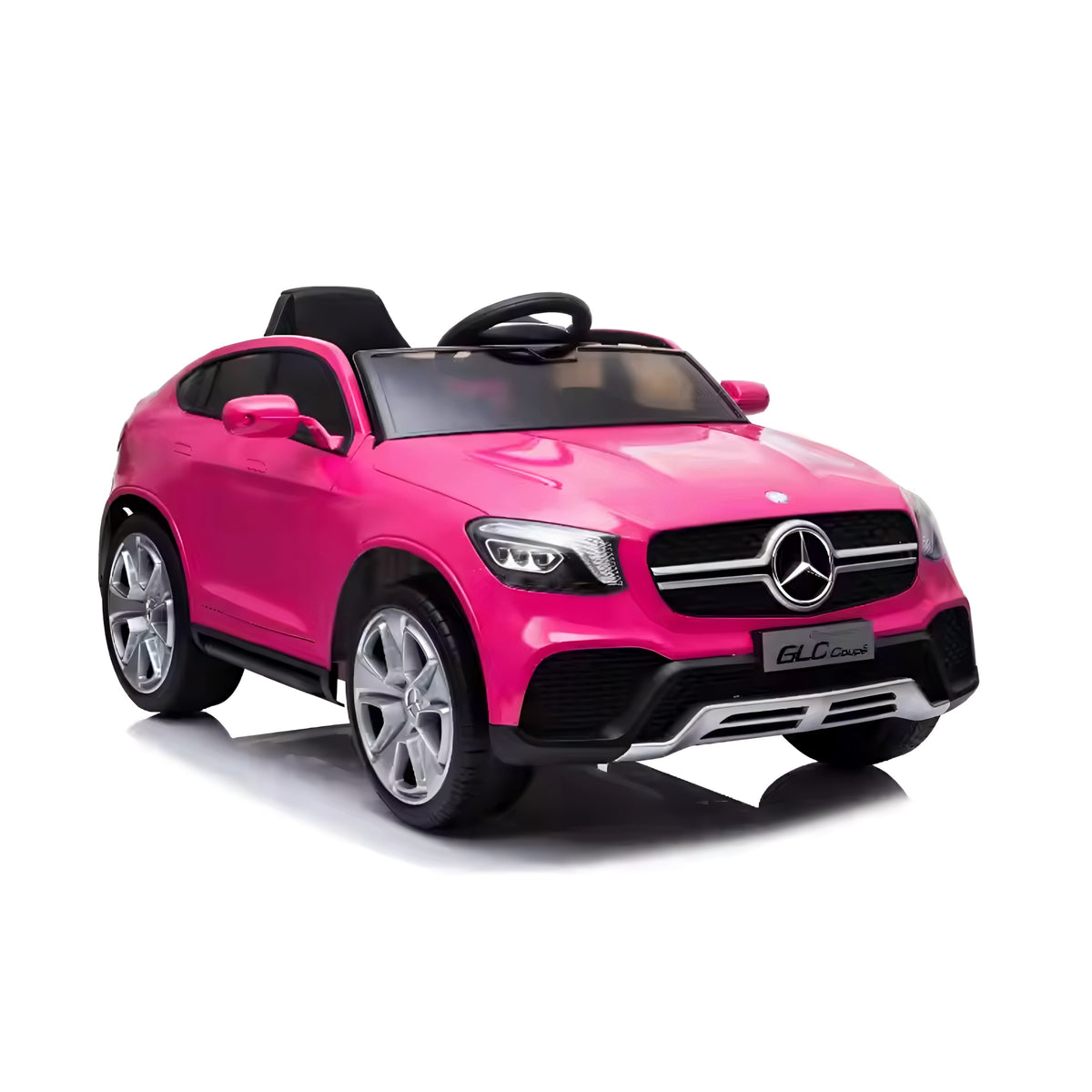 12V 200W Licensed Mercedes-Benz GLC Kids Ride-On Car – Pink
