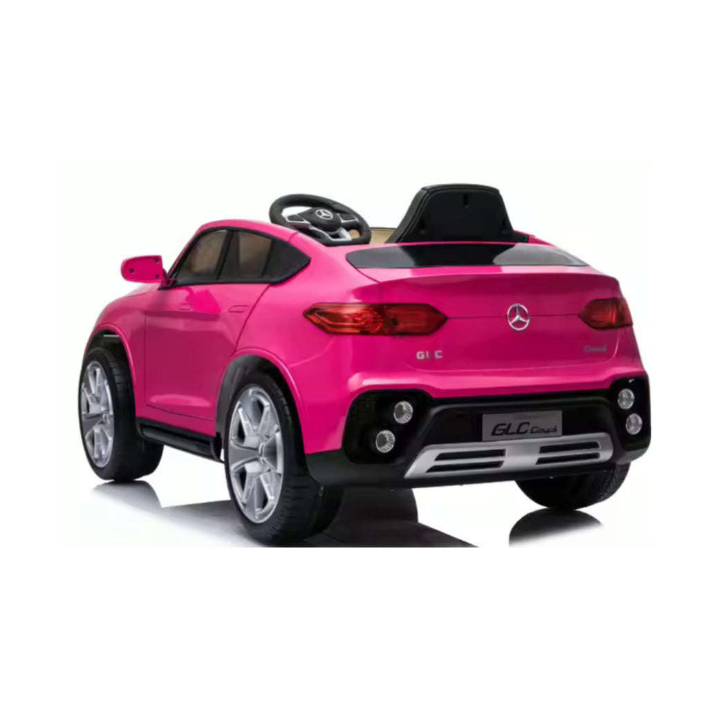 12V 200W Licensed Mercedes-Benz GLC Kids Ride-On Car – Pink
