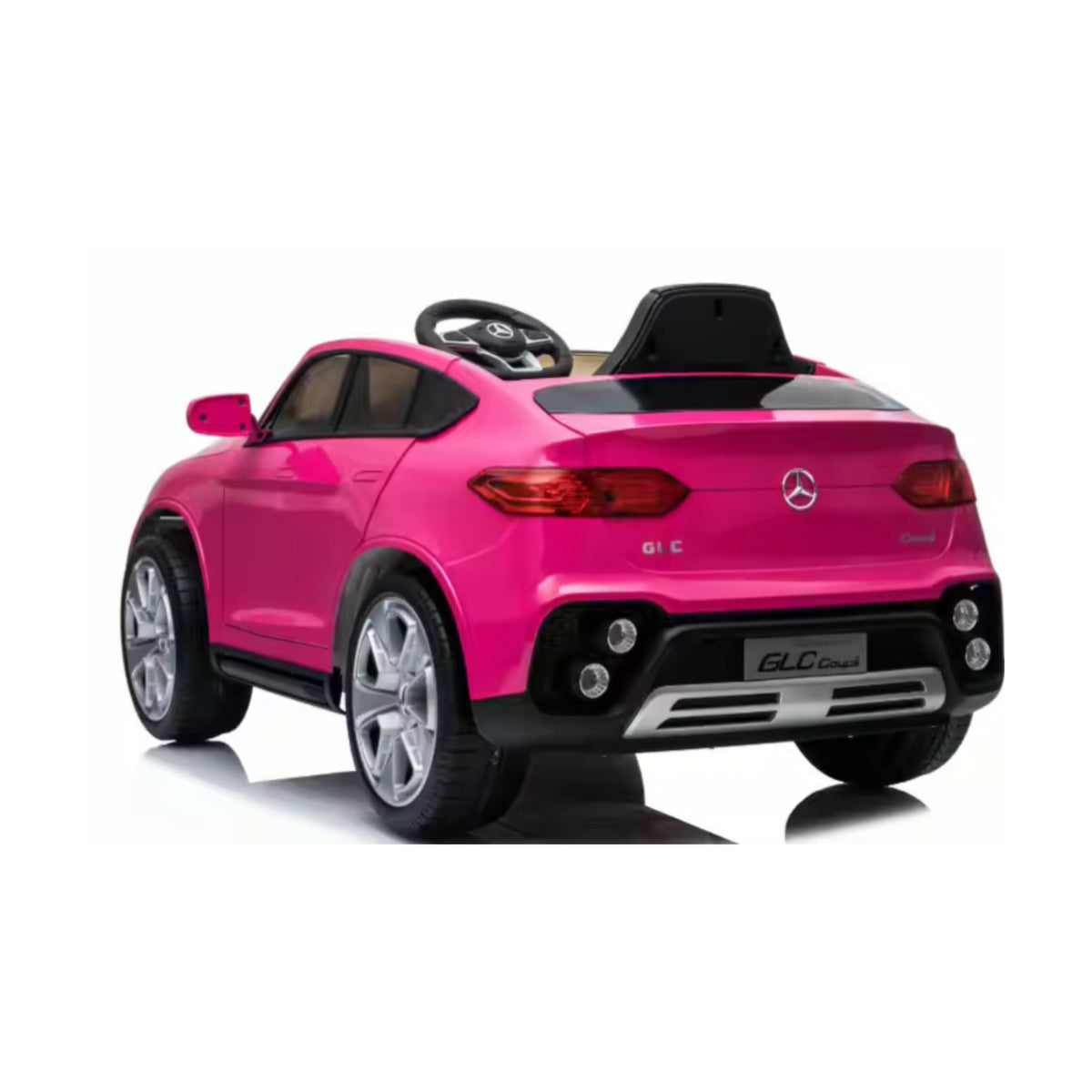 12V 200W Licensed Mercedes-Benz GLC Kids Ride-On Car – Pink