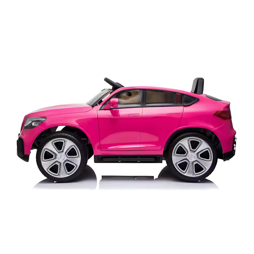 12V 200W Licensed Mercedes-Benz GLC Kids Ride-On Car – Pink