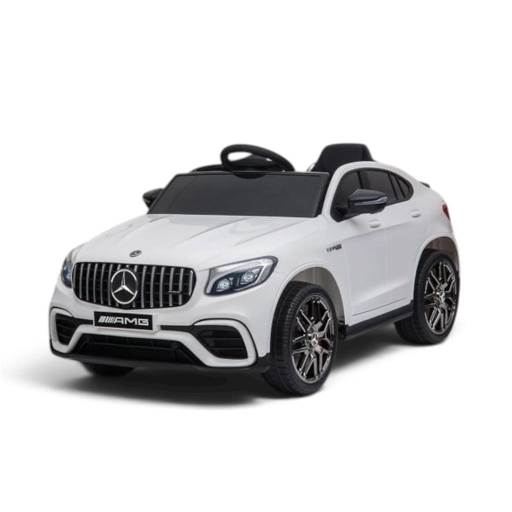 12V Licensed Mercedes-Benz GLC kids ride-on car white
