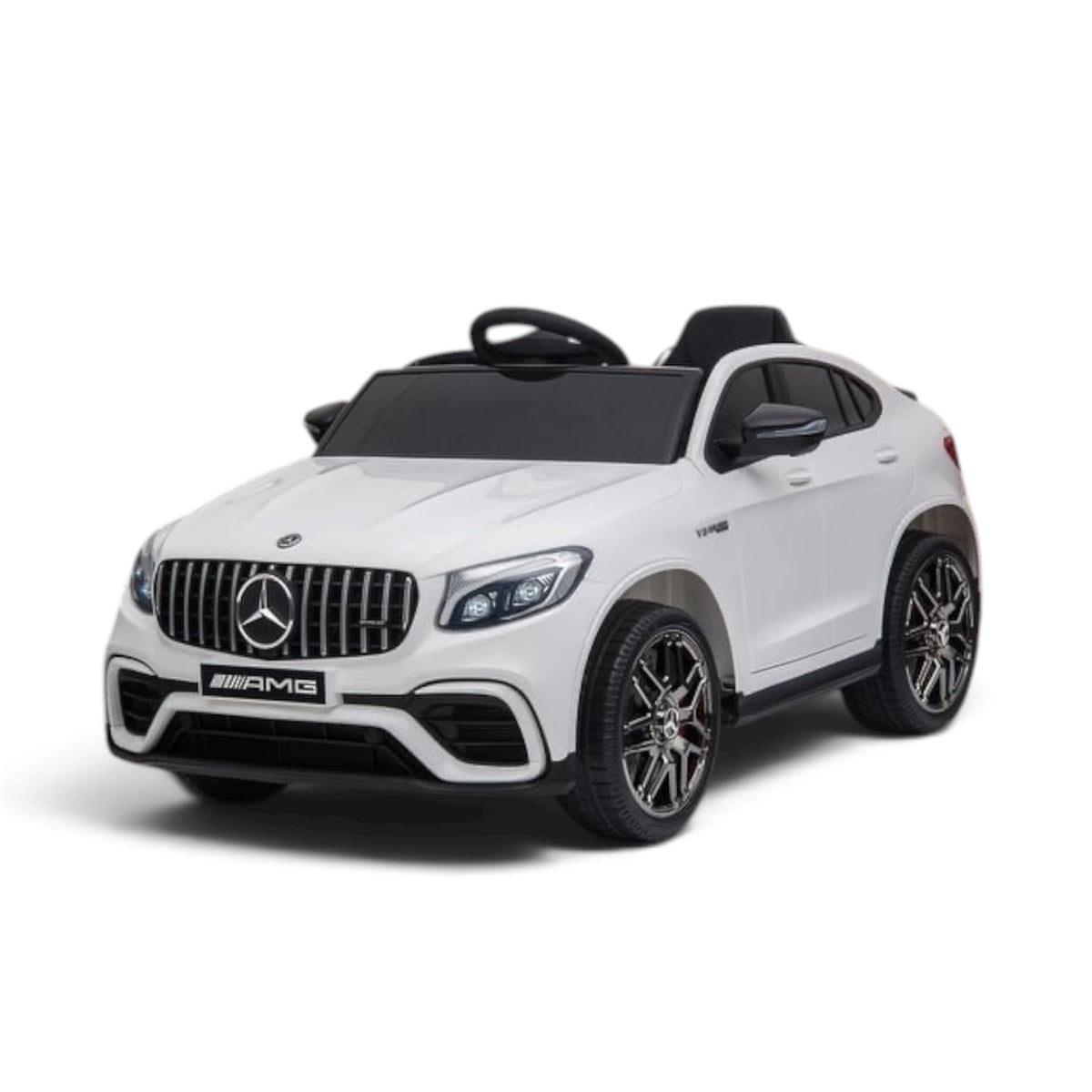12V Licensed Mercedes-Benz GLC kids ride-on car white