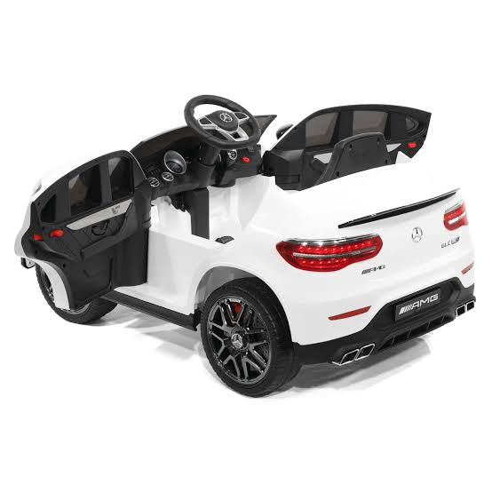 12V licensed Mercedes-Benz GLC 4x4 Mercedes Kids Car – White